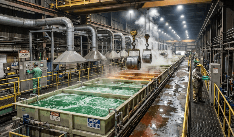 Sulphuric Acid Steel Pickling