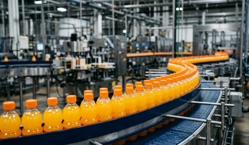 Beverage production line using low sugar formulations with sweeteners like sucralose