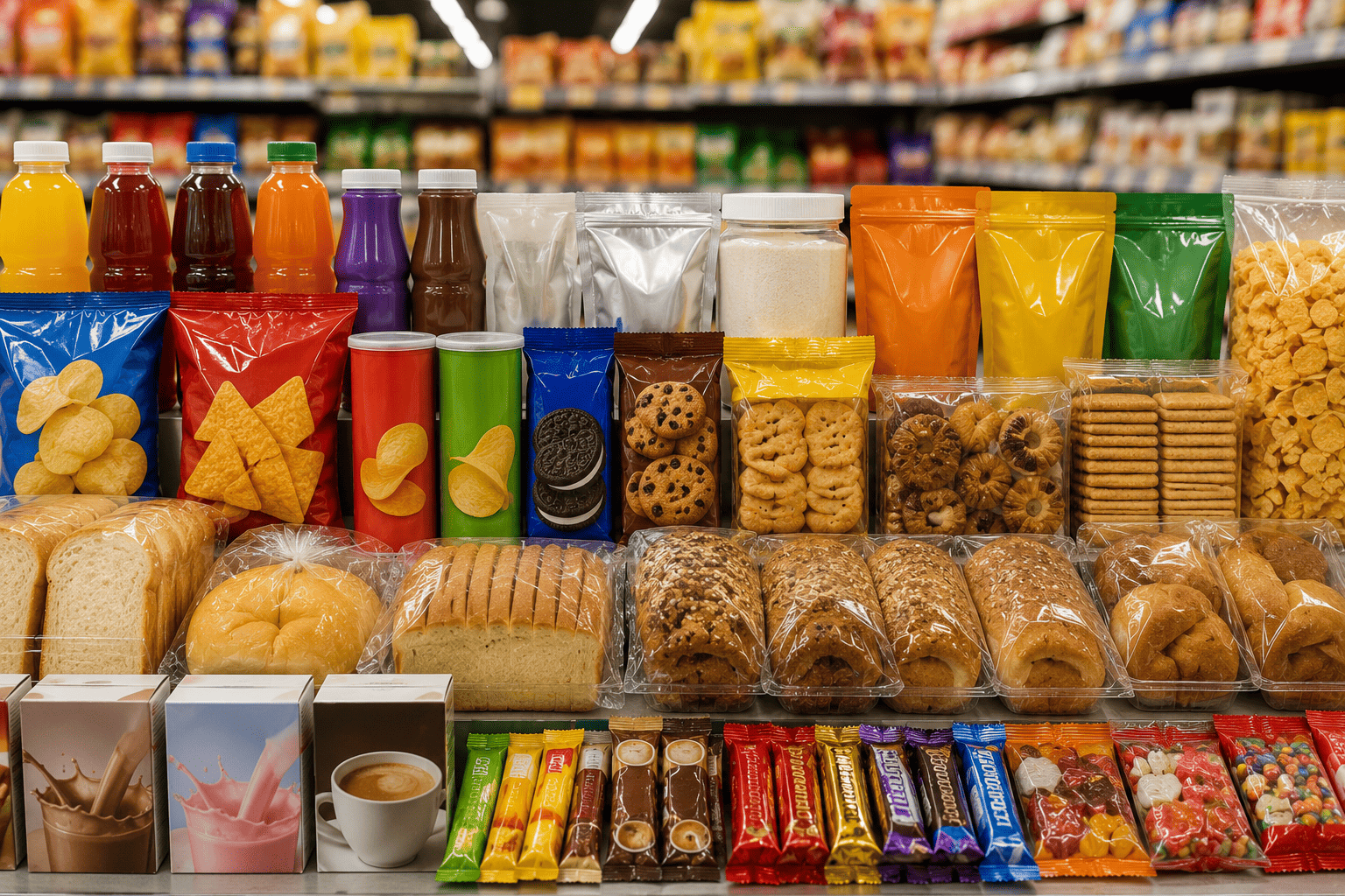 Bakery and snack food products made with maltodextrin
