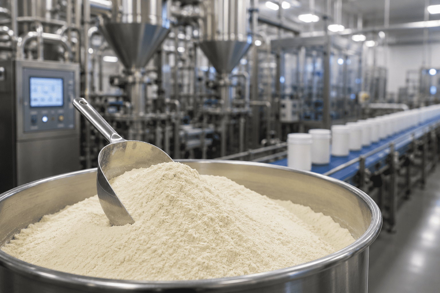 Maltodextrin powder used in food manufacturing