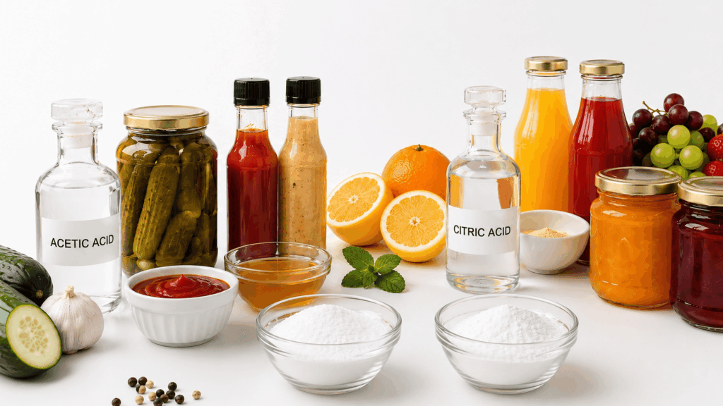 Acetic Acid vs Citric Acid in Food Processing
