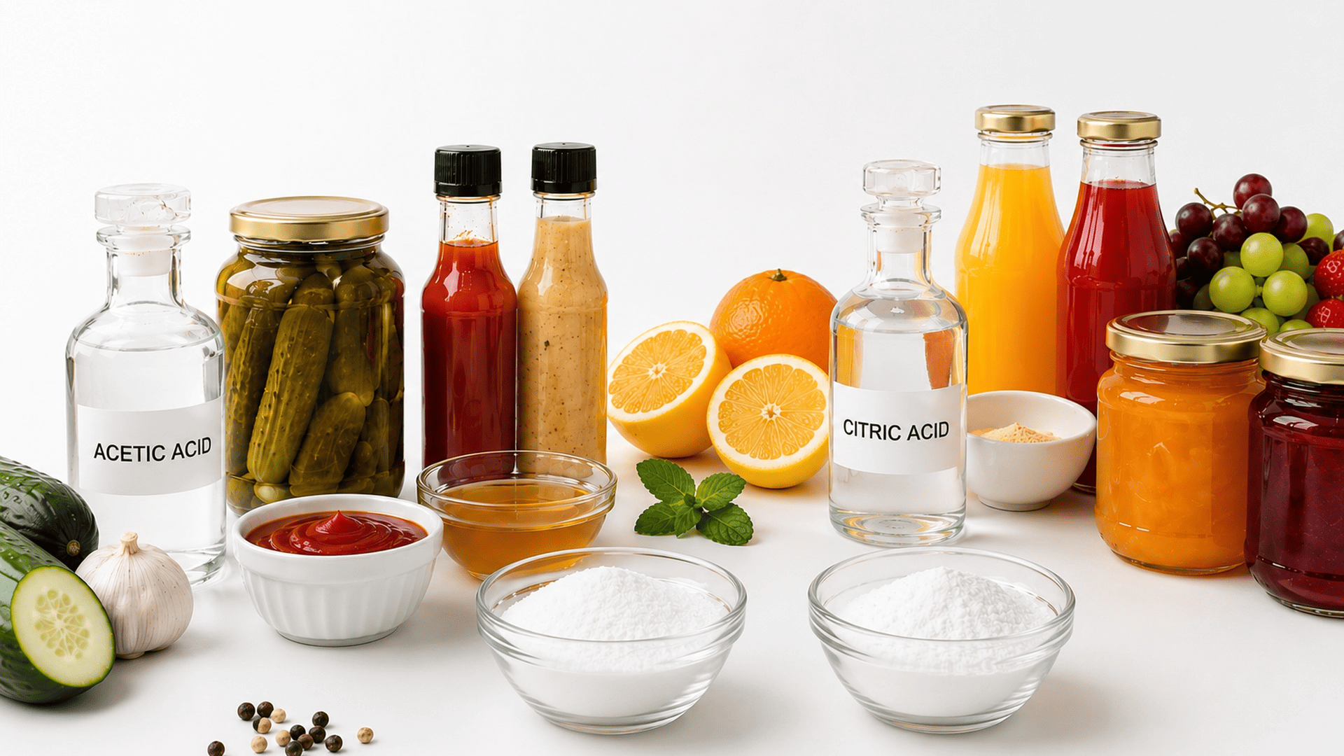 Acetic Acid vs Citric Acid in Food Processing